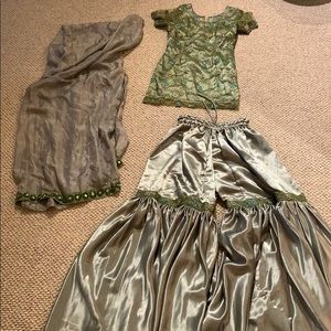 Pakistani green gharara